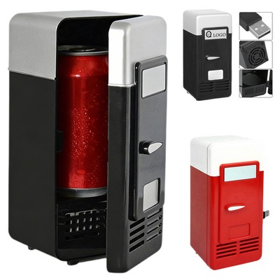 Mini Fridge With Built-In Led Light